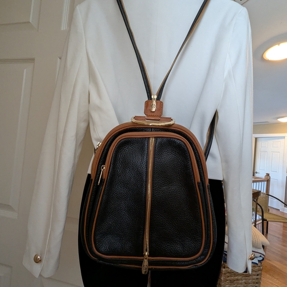 Valentina Black and Brown Backpack - Picture 3 of 12